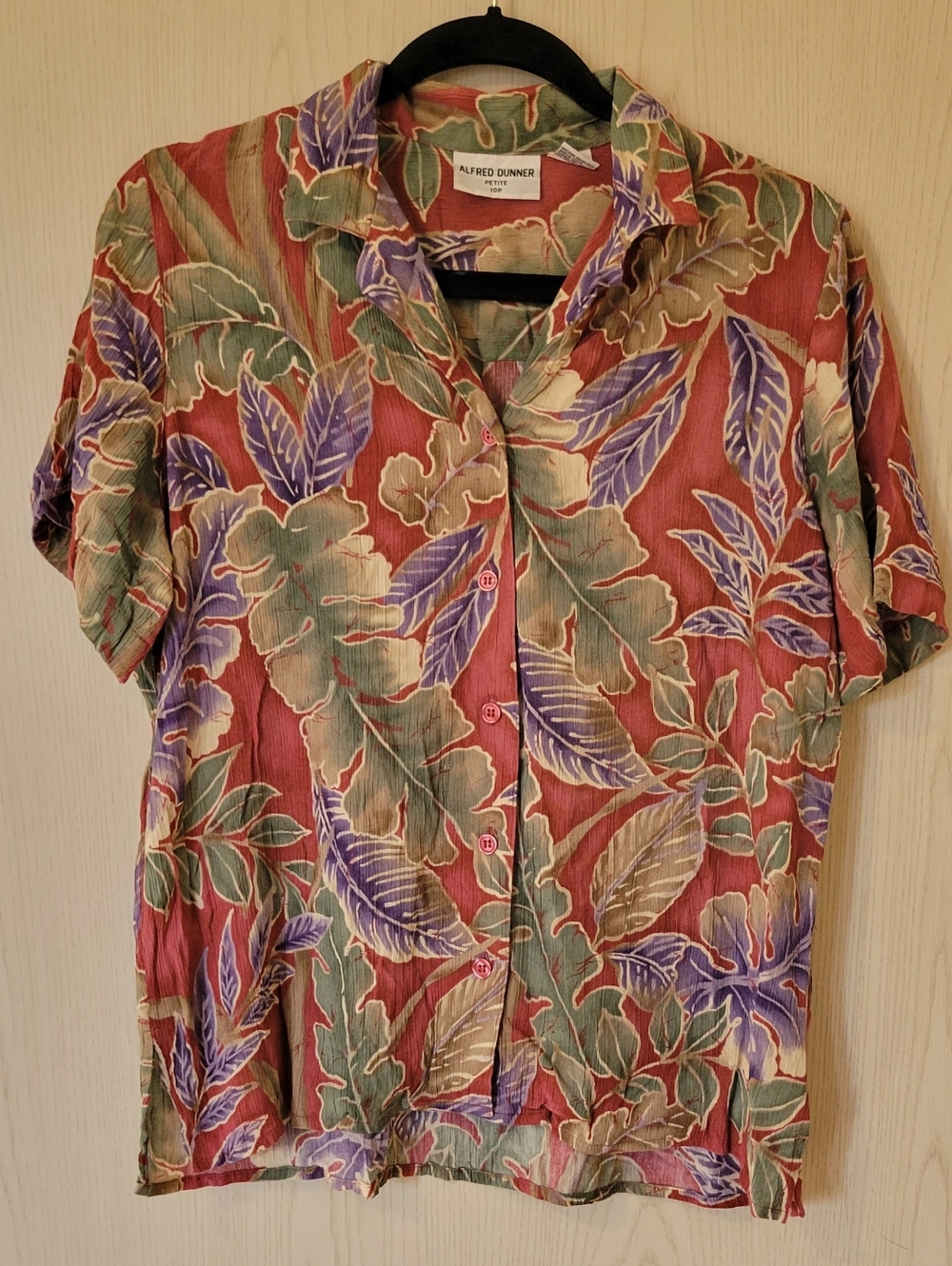 Tropical Leaf Blouse